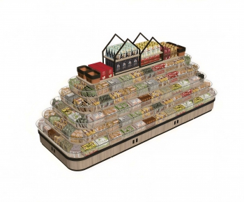 Modern Supermarket Shelf-ID:944767955