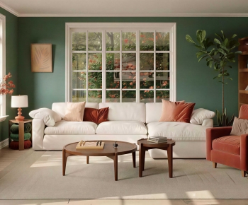 Modern A Living Room-ID:978641998