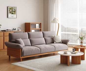 Modern Three-seat Sofa-ID:233440419
