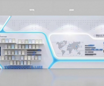 Modern Exhibition Hall-ID:163964993