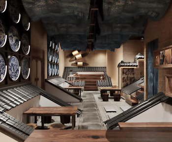 New Chinese Style Exhibition Hall-ID:461987026