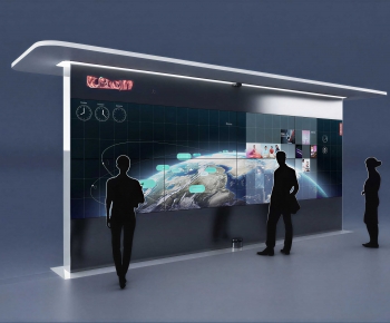 Modern Exhibition Hall-ID:332968958