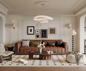 法式中古风客厅-3131741