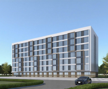 Modern Appearance Of Commercial Building-ID:767988923