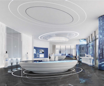 Modern Exhibition Hall-ID:998085023