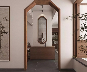 New Chinese Style Hallway-ID:285937075