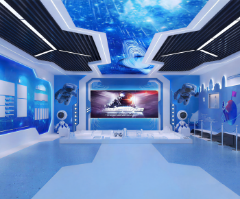 Modern Exhibition Hall-ID:541462908