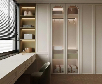 Modern Clothes Storage Area-ID:530209537