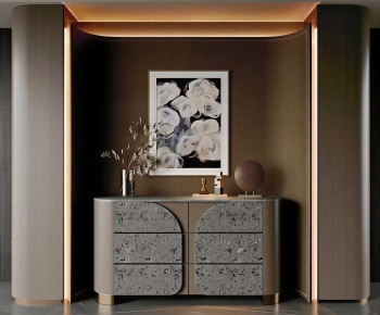 Modern Entrance Cabinet-ID:141747951