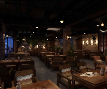 Industrial Style Restaurant-ID:699457888