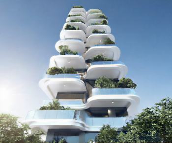 Modern Residential Building-ID:255661015