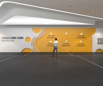 Modern Exhibition Hall-ID:334793092