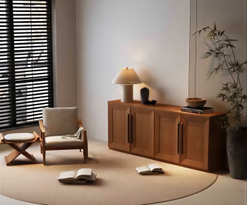 New Chinese Style Entrance Cabinet-ID:508553035