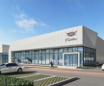 Modern Appearance Of Commercial Building-ID:574244022