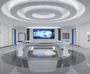 Modern Exhibition Hall-ID:402775055