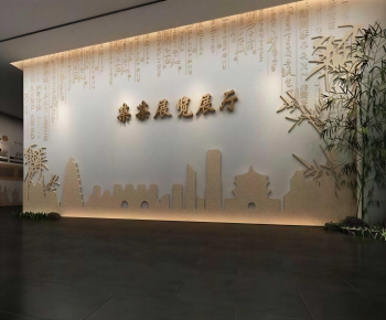 New Chinese Style Exhibition Hall-ID:605616094