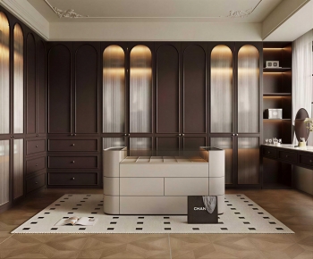 French Style Clothes Storage Area-ID:376167064