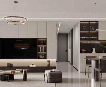 Modern A Living Room-ID:711745987