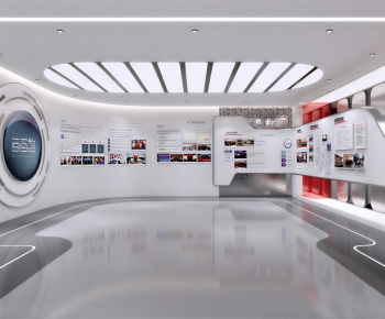 Modern Exhibition Hall-ID:917427065