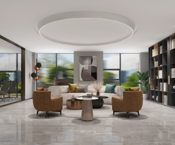 Modern A Living Room-ID:627465962