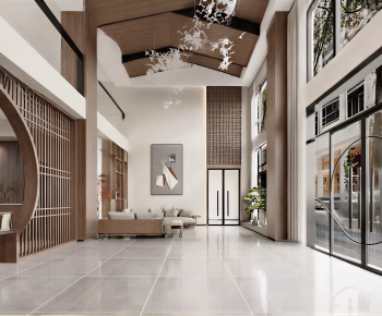 New Chinese Style Lobby Hall-ID:299756055