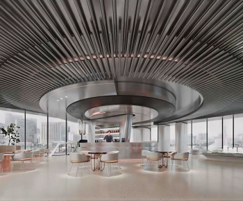 Modern Office Reception Desk-ID:713416105