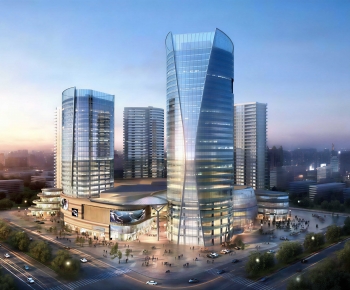 Modern Appearance Of Commercial Building-ID:715415009