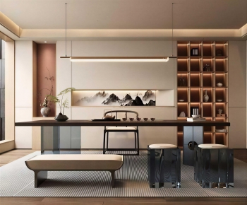 New Chinese Style Tea House-ID:599869015