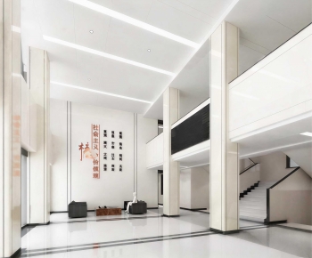 Modern Office Reception Desk-ID:227983006