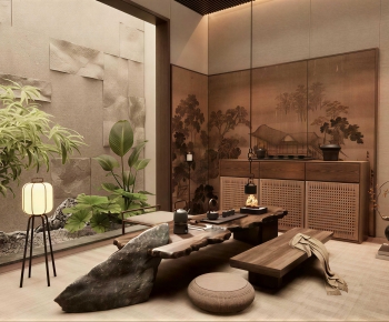 New Chinese Style Tea House-ID:562770469