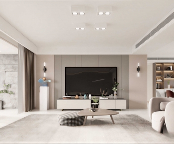 Modern A Living Room-ID:611141921