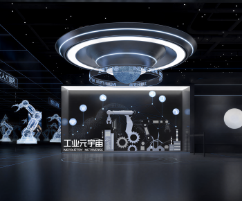 Modern Exhibition Hall-ID:527699023