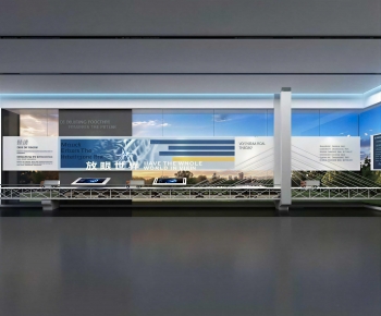 Modern Exhibition Hall-ID:616964109