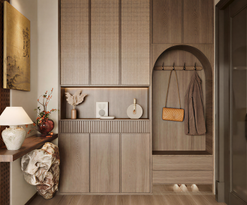 New Chinese Style Shoe Cabinet-ID:563130473