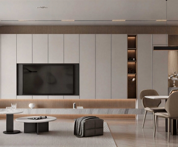 Modern A Living Room-ID:891330214