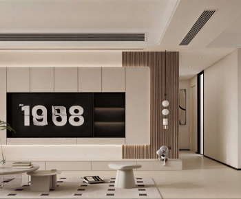 Modern A Living Room-ID:963219885