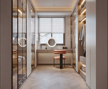 Modern Clothes Storage Area-ID:369765043