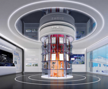 Modern Exhibition Hall-ID:354477888