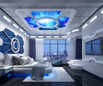 Modern Exhibition Hall-ID:648970632