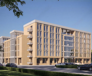 Modern Appearance Of Commercial Building-ID:367208007