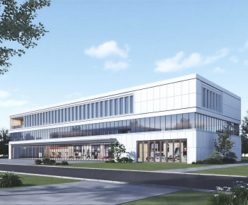 Modern Appearance Of Commercial Building-ID:869709974