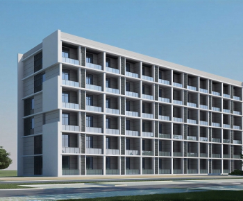 Modern Appearance Of Commercial Building-ID:841000089