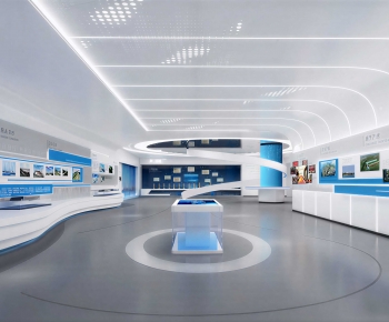 Modern Exhibition Hall-ID:334635023