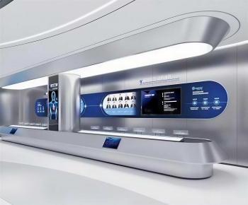 Modern Exhibition Hall-ID:530982024