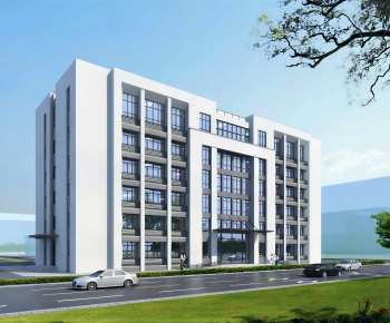 Modern Appearance Of Commercial Building-ID:194036964