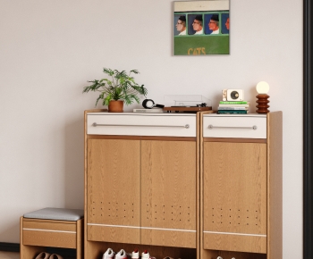 Japanese Style Shoe Cabinet-ID:493752966