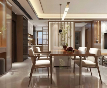 New Chinese Style Dining Room-ID:878171921