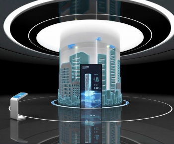 Modern Exhibition Hall-ID:954657083