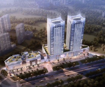 Modern Architectural Bird's-eye View Planning-ID:277256975