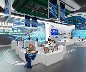 Modern Exhibition Hall-ID:508349906